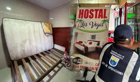 Operativo por San Valentín en hotel de Independencia: hallan colchones rotos, toallas sucias y basura acumulada