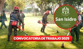 Trabajos en San Isidro para personas con primaria completa: municipalidad fija estos requisitos para postular a empleos este 2025