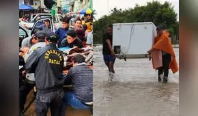 Fuertes lluvias dejan dos fallecidos en Pataz y 500 damnificados en Tarapoto
