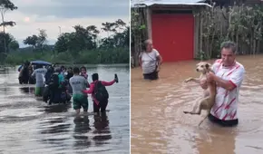 Yaracyacu bajo el agua: desborde del río Mayo asola la zona más empobrecida de San Martín
