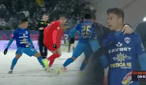 Cristian Benavente tuvo un debut para el olvido en Rumania: cometió infantil penal y su club sigue en zona de descenso