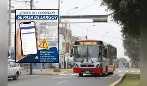 ATU presenta plataforma virtual para reportar a los buses de los corredores que se pasan de largo