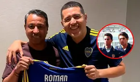 Juan Román Riquelme y el enorme gesto con Nolberto Solano previo a Alianza Lima vs Boca Juniors por Libertadores: "Lindo encuentro con amigos"