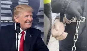 La Casa Blanca publica video ‘ASMR’ mostrando el sonido de los grilletes y las cadenas de los inmigrantes deportados de EE. UU.