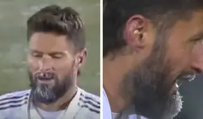 Oliver Giroud se robó las miradas en la Concachampions: no marcó, pero sí se le congeló la barba por el frío extremo