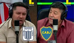 'Checho' Ibarra y Fernando Egúsquiza discuten en vivo sobre próximo partido de Alianza Lima: "¿A Boca Juniors no le ayudan los árbitros?"