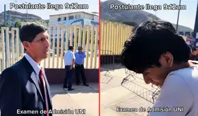 Joven pierde examen de admisión a la UNI por llegar 7 minutos tarde y agente de seguridad le da lección: "Que te sirva de experiencia" Joven pierde examen de admisión a la UNI por llegar 7 minutos tarde y agente de seguridad le da lección: "Que te sirva de experiencia"