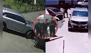 Chofer escapa de atraco armado en Breña: cámaras revelan maniobra que dejó auto de delincuentes chocado