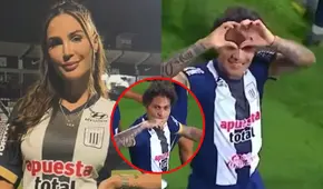 Ana Paula Consorte presume el gol que le dedicó Paolo Guerrero en partido de Alianza Lima: "Él sabe que me gusta así"