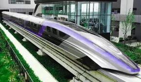 El tren chino que viajará más rápido que los aviones: usará tecnología de levitación y brindará conectividad 5G a pasajeros
