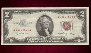Numismática USA: este es el billete de 2 dólares con sello rojo que podría valer hasta US$4.500 en Estados Unidos