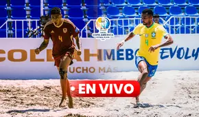 ¡Goleada Verdeamarela! Venezuela cayó 12-3 contra Brasil en el fútbol playa de la Copa América 2025