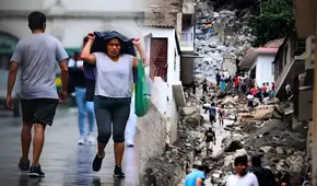 514 distritos del Perú en peligro de verse afectados por huaicos y deslizamientos: ¿cuáles son los 20 de Lima?