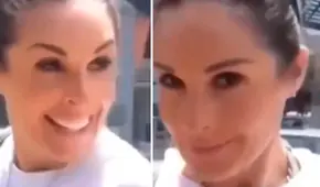 Rebeca Escribens enfrenta a reportero y recibe duras críticas por su sorpresiva reacción: "Tu mamá te ha chismoseado"