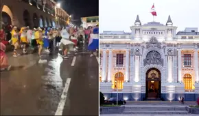 Ayacuchanos critican al Congreso con cánticos durante carnaval: "No trabajan, no hacen nada, solo cobran rico"
