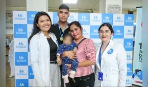 Histórico: Bebé de 6 meses recibe trasplante y se convierte en la paciente más joven del Hospital Almenara