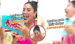 Leysi Suárez sufre incómodo incidente en vivo mientras reporteaba para ‘América hoy’