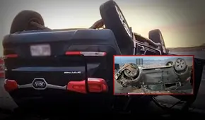 Trágico accidente en Pasamayo deja una mujer fallecida y tres heridos: camioneta dio vueltas de campana tras despiste