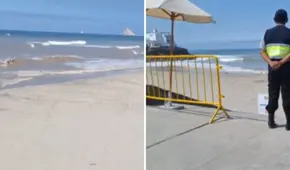 Cierran temporalmente playas La Isla y Norte tras caída de huaico en Punta Hermosa: "Dejó el mar de color marrón"