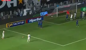 Neymar sigue coleccionando golazos: anotó con un quirúrgico tiro libre en el Santos FC