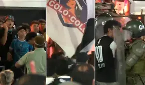 Hinchas de Deportes Iquique reclamaron a barristas de Colo Colo por apoyar a Alianza Lima: carabineros de Chile evitaron desmanes