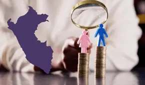 14 de 25 regiones del Perú registran una brecha de género superior al promedio nacional