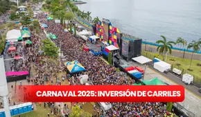 Carnavales en Panamá 2025: conoce las rutas y horarios de la inversión de carriles para este 5 de marzo