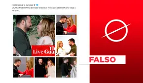 Primera ministra de Italia no eliminó fotografías con Zelenski de sus cuentas oficiales