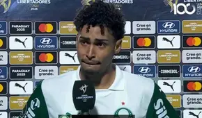 Jugador de Palmeiras de 18 años rompió en llanto tras denunciar insultos racistas: "Es un crimen"