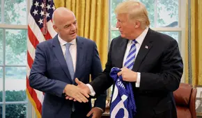 EE. UU. podría ser campeón del Mundial 2026, según Gianni Infantino, presidente de la FIFA, en conversación con Donald Trump