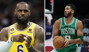 Choque de gigantes en la NBA: esto dijo Jason Tatum sobre LeBron James en la previa del Lakers vs. Celtics