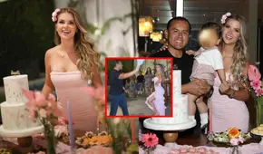 Brunella Horna celebró sus 28 años con lujosa fiesta y bailó marinera norteña al lado de Richard Acuña