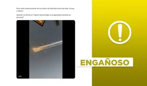 Video no corresponde a los restos de la nave espacial Starship que explotó el 6 de marzo de 2025