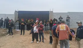 Policía desalojó a invasores de predio de empresa privada en Cañete