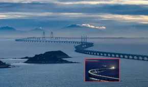 El impresionante megaproyecto de 55 km que une puentes, un túnel submarino y cuatro islas