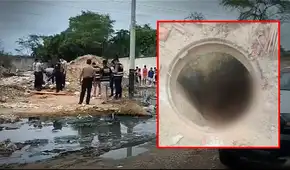 Hallan a joven sin vida en un buzón de desagüe en Sullana: su familia no puede enterrarlo por falta de recursos