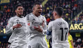 Con doblete de Mbappé, Real madrid ganó 2-1 a Villarreal y es nuevo puntero de LaLiga de España