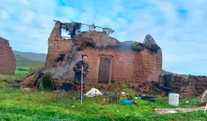 Adulto mayor pierde su casa y sus pertenencias tras incendio en Puno