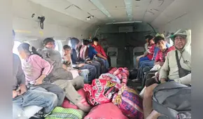 Rescate en Barranca: Fuerzas Armadas logran salvar a 14 personas atrapadas tras desborde del río Pativilca