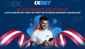 Ganó más de $4.000: el mejor inicio de año para los jugadores de 1xBet Perú