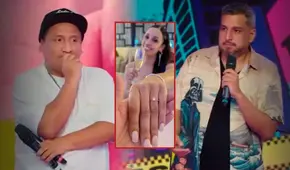 Ricardo Mendoza le pidió matrimonio a su novia y lo anunció de manera insólita: noticia dejó sorprendido a Jorge Luna