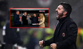 Gennaro Gattuso se peleó con un comentarista de TV y le dijo de todo EN VIVO tras perder por goleada: "Eres una mala persona"