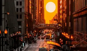 Chicagohenge 2025: horas clave en que podrás ver la alineación perfecta del sol con las calles de Chicago este 20 de marzo