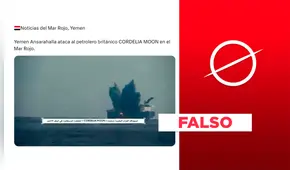 Video no muestra ataque de Yemen a petrolero británico Cordelia Moon en el Mar Rojo en 2025
