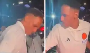 Yerry Mina sufre quemadura de moto por culpa de un policía mientras firmaba autógrafos en la previa del Colombia vs Brasil