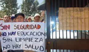 Padres encadenan colegio de Ate y suspenden clases como protesta: "Queremos seguridad para nuestros niños"