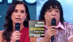 Carlos Vílchez, junto a María Pía Copello y Mario Hart, apoya la marcha nacional contra la inseguridad: "Es un reclamo masivo"