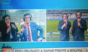 Óscar del Portal y Toño Vargas protagonizaron fuerte discusión en plena transmisión del Perú vs Bolivia: "Antes te respetaba"