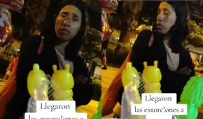 Vendedora ambulante en Ancón graba el preciso instante en que es extorsionada: "Van a pagar un cupo de S/35"