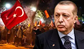 Tensión en Turquía: miles protestan en Estambul contra el arresto del principal rival del presidente Erdogan Tensión en Turquía: miles protestan en Estambul contra el arresto del principal rival del presidente Erdogan